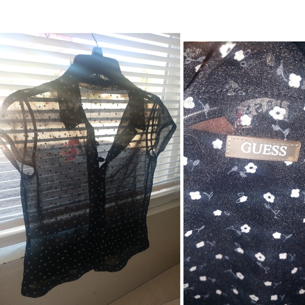 Guess Mesh top